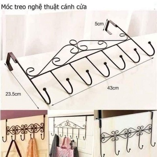 Móc treo sau cửa, Móc treo đồ đa năng tiện dụng không cần khoan tường