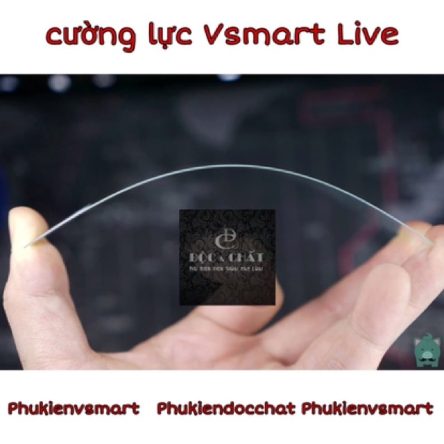 Kính cường lực trong suốt Vsmart Live