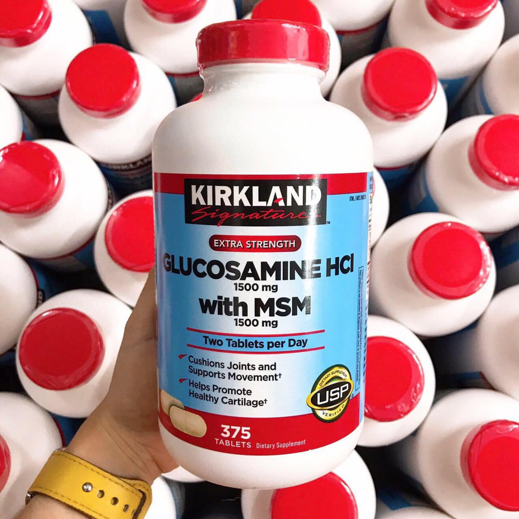 Kirkland Glucosamine HCL 1500mg with MSM 1500mg hộp 375v Shopee Việt Nam