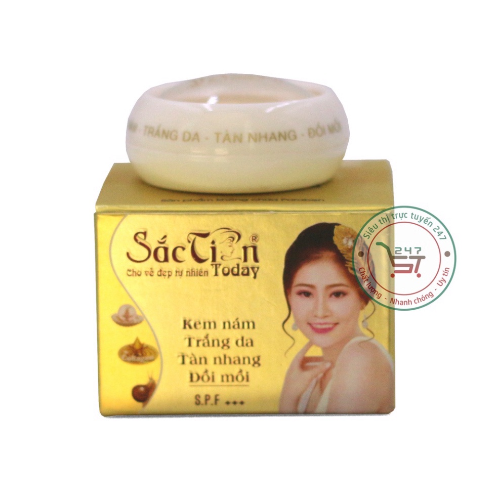Kem Nám Tàn nhang Đồi mồi Trắng da Sắc Tiên Today (Vàng)