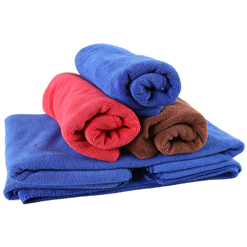 Khăn Lau Xe Ô Tô, Khăn Rửa Xe Ô Tô Microfiber, siêu mềm, khăn nâu 35x75