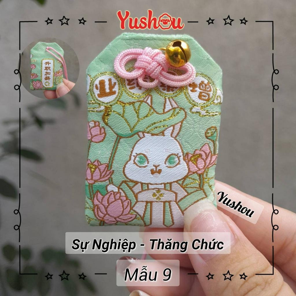 Túi Phước Yushou Sự Nghiệp Mẫu 9 - Kiểu Omamori Nhật, Có sẵn, Quà tặng ý nghĩa.