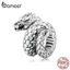 Vòng đeo tay BAMOER Bsc546 bạc thật 925 charm hình chú rồng đường kính 4.5mm thời trang diy