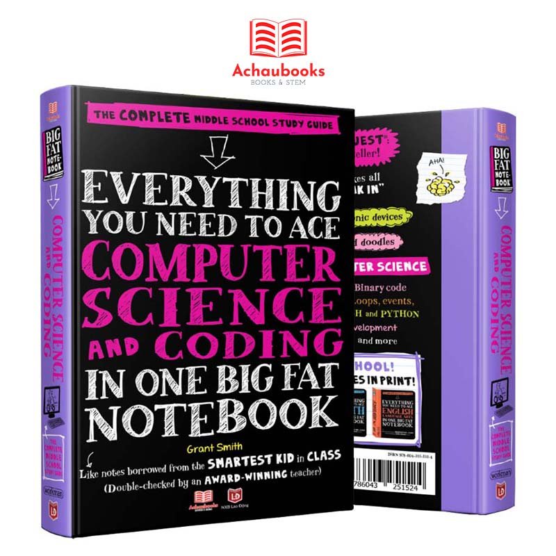Sách Everything You Need Ace To Computer Science and Coding  Sổ tay khoa học máy tính & mã hóa ( 11 - 15 tuổi )