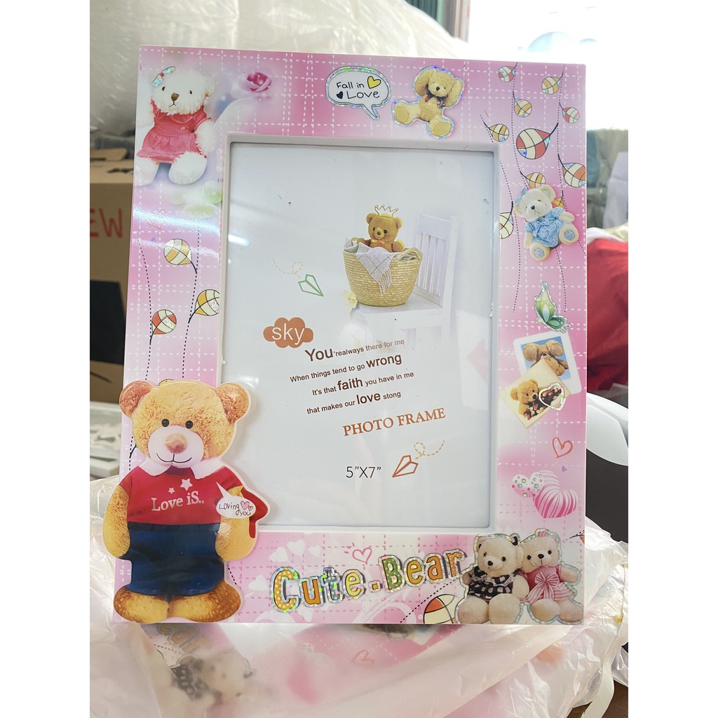 Khung ảnh gấu siêu dễ thương
