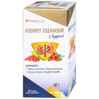 Viên Uống Bổ Thận Kidney Cleanser Support Vitamins For Life Hộp 30 viên