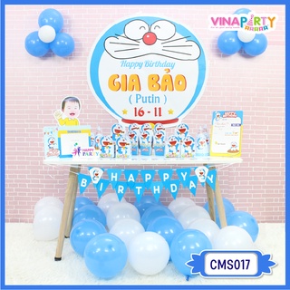 TẶNG 10 BÓNG THẢ SÀN - Set Trang Trí Sinh Nhật Hoạt Hình Siêu Đáng Yêu Cho Bé (Không bao gồm bảng tên)