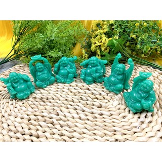 Bộ 6 tượng Phật Di Lặc Hoan Hỉ Tài Lộc Kim Tiền ( Size Lớn - Phật Ngồi )