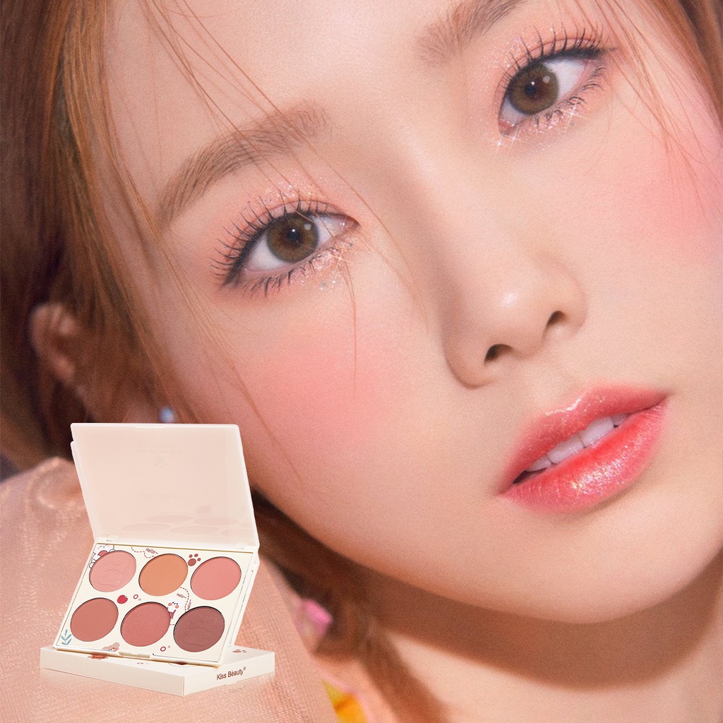 Ảnh Bảng má hồng IMAGIC 6 màu tạo khối tự nhiên không thấm nước 142g 2