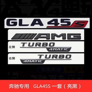 Mercedes-Benz Sửa Đổi A45 AMG CLA45 GLA45S Nhãn Hậu Sau A35L Nhãn Chữ Đen Sáng Nhãn Xe Kỹ Thuật Số