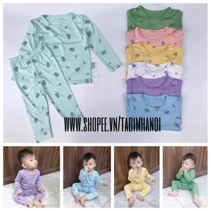 Đồ bộ bé trai và đồ bộ bé gái chất thun lạnh QATE582 - bộ quần áo trẻ em dài tay