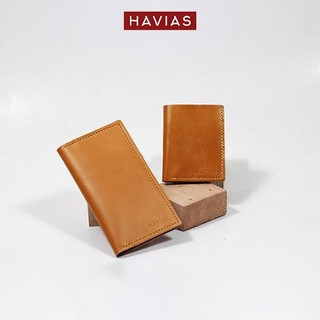VENUTA & VENUMI HAVIAS couple ví phong cách bụi bặm da bò sáp cao cấp