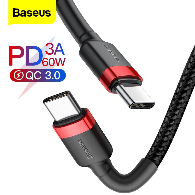 Ảnh Cáp sạc nhanh Baseus cổng Type-C PD 60W 3