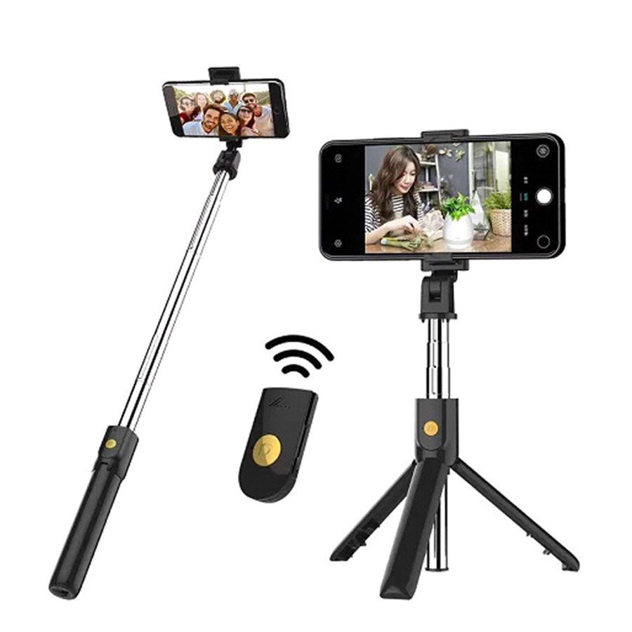 Gậy Chụp Ảnh Tự Sướng Bluetooth 3 Chân Đa Năng – Tripod Q07 – Chụp Hình Selfie