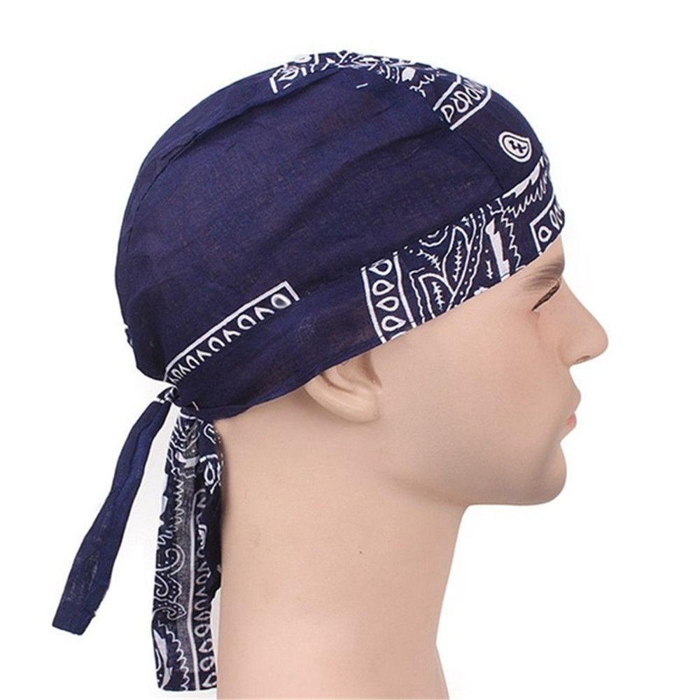 Mũ cướp biển, Khăn xếp Hồi giáo Cotton khô nhanh, Khăn trùm đầu thể thao ngoài trời thời trang có thể điều chỉnh