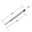 GỖ 10 Cái / lô 0.5 Mm Bút Bi Nạp Lại Chữ Ký Văn Phòng Màu Xanh / Đen Mực