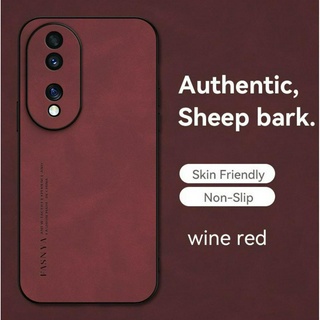 Ốp lưng HONOR 90 REA-AN00 REA-NX9 Vỏ chống rơi và chống sốc làm bằng da cừu chất lượng cao và vỏ cứng thân thiện với da