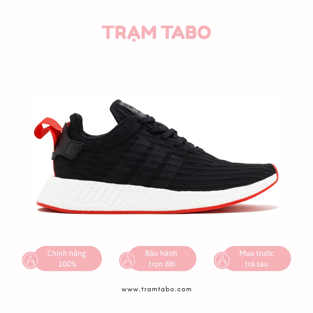 Nmd r2 white shop red chính hãng