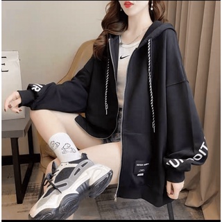 Áo khoác nỉ dây kéo form to y hình thời trang trẻ trung , hottrend dành cho các bạn nữ KB FASHION