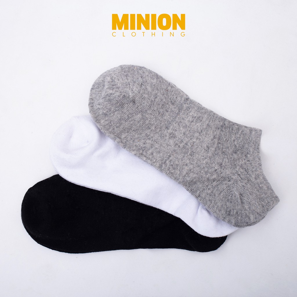Ảnh Tất cổ ngắn nam nữ MC21.STUDIOS trơn chất vải mềm thoáng khí unisex nam nữ vớ phong cách Hàn Quốc S2904 2