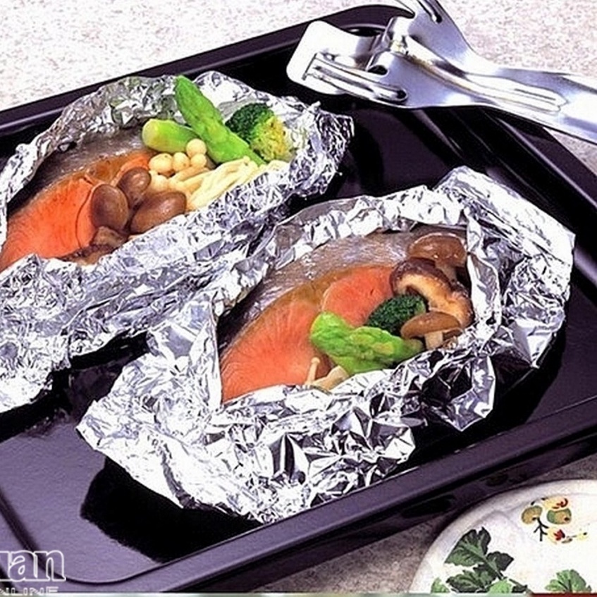 [1KG] Giấy bạc nướng thực phẩm 1kg/ cuộn - BAO BÌ VUI