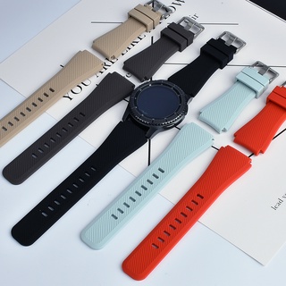 HUAWEI Dây Đeo Bằng silicone 20mm 22mm Cho Đồng Hồ Thông Minh Samsung Galaxy Watch 3 / 46mm / 42mm / active 2 / 46 Gear s3 Frontier / S2 / Sport GT 2 / 2E