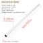 Ống Hợp Kim Nhôm 8mm Đường Kính Ngoài 1mm Dày 300mm 500mm Dài 6063 3 4 5 6 7 8 9 10 11 12 13 14 15 16 17 18 19 20mm