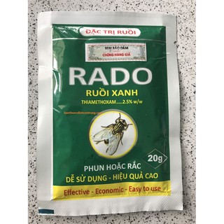 Combo 3 gói thuốc diệt ruồi RADO ruồi xanh 20g diệt ruồi hiệu quả tận gốc