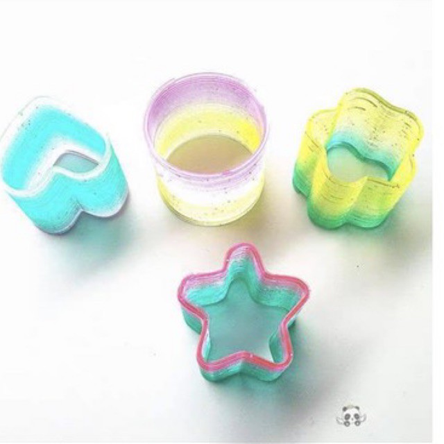 COMBO 4 ĐỒ CHƠI LÒ XO CẦU VỒNG MA THUẬT MINI