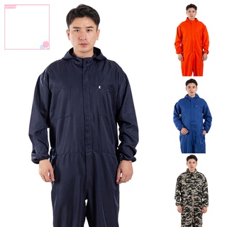 Áo Liền Quần Đồng Phục Bảo Hộ Lao Động Tay Dài Siêu Mềm Chống Tĩnh Điện Cho Nam