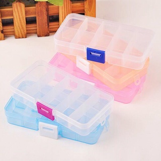 SET 2 Hộp Đựng Trang Sức Thiết Kế Trong Suốt Chia 10, 15 Ngăn Tiện Lợi Chất Lượng 1253 Mienphivanchuyen199k