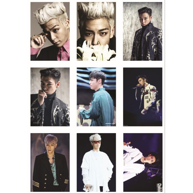 Lomo card ảnh thành viên BIGBANG TOP full 54 ảnh | Shopee Việt Nam