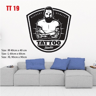 Decal dán làm đẹp Tattoo Studio, thu hút khách hàng tạo điểm nhấn cho tiệm, tăng doanh thu P2