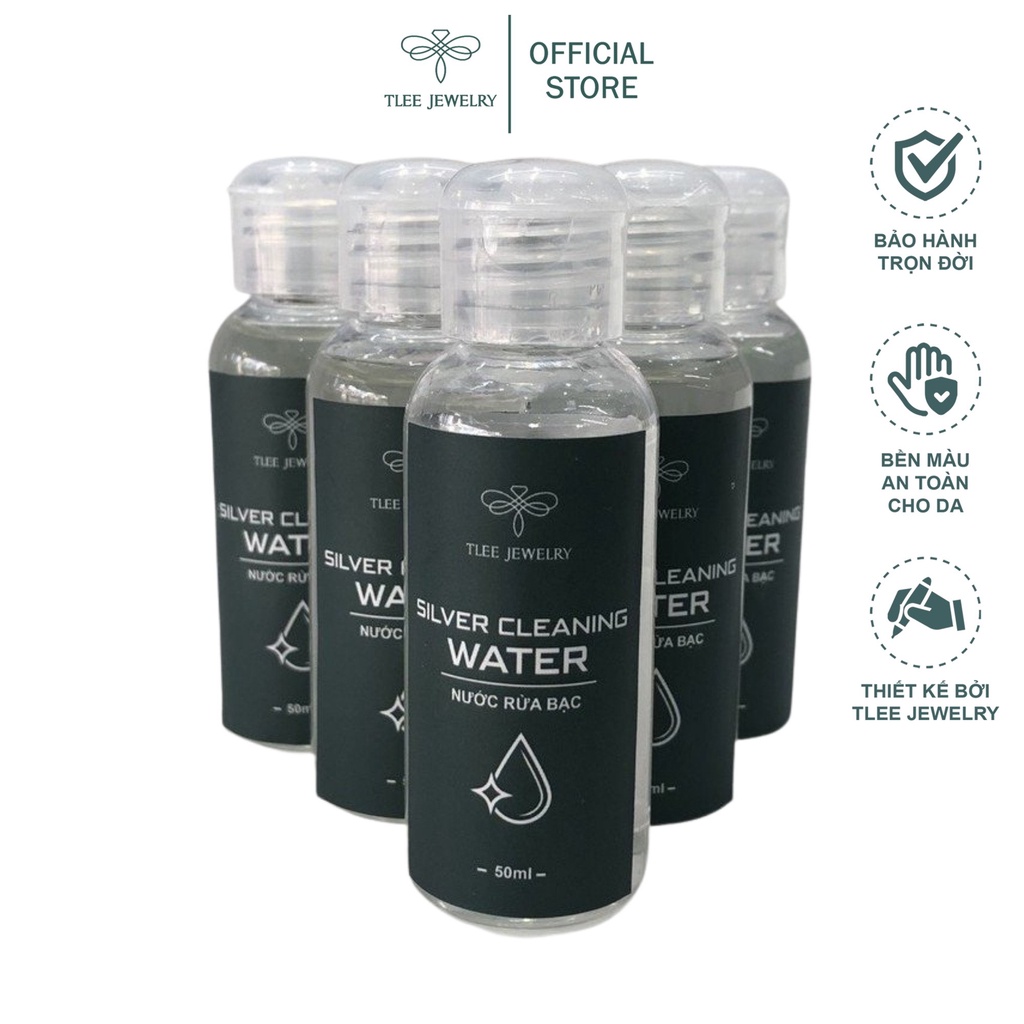 Nước rửa trang sức bạc TLEE dung dịch làm sáng bóng bạc như mới 50ml TLEE JEWELRY PK0110