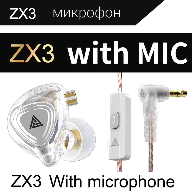 Qkz ZX3 Bass Tai Nghe Thể Thao Chạy Có Dây Trong Tai Stereo