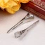 Flgo 10 Chiếc Tự Làm Phụ Kiện Tóc Kẹp Tóc Phụ Kiện Miệng Phẳng Vuông Kẹp Từ Mỏ Vịt Kẹp Handmade Hợp Kim Chất Liệu