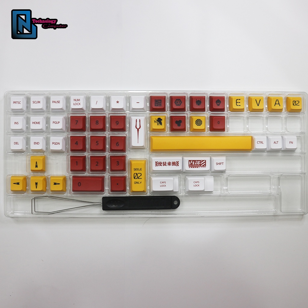 Keycap Kiểu XDA Gundam No.2 Chất Liêu PBT 124 Phím Dành Cho Layout 61/64/68/75/84/87/98/104 | BigBuy360 - bigbuy360.vn