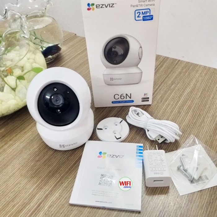 Camera wifi ezviz C6N 4MP, 2MP xoay 360