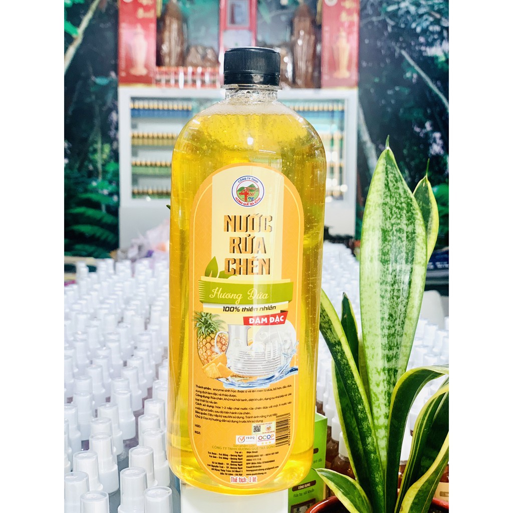 Ảnh Rửa Chén Dứa 1000ml Hương Quế Trà Bồng 4