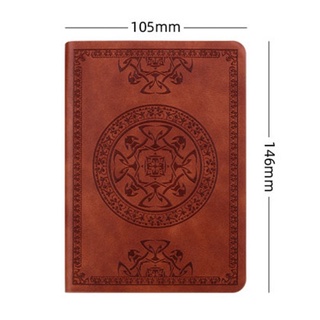 DE Vintage Notebook Da Tạp Chí Notepad Nhật Ký Cá Nhân Làm Dày Sổ Phác Thảo Lót Giấy Dành Cho Học Sinh Tạp Chí Giáo Viên