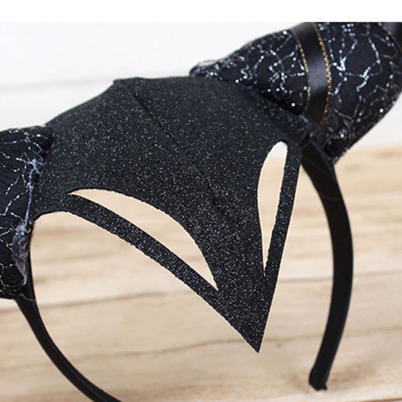Bầu Trời Halloween Dài Demon Ox Sừng Đầu Ác Nữ Hoàng Lấp Lánh Tóc Vòng Trang Phục Hóa Trang Phù Thủy Ma Thuật Mũ Phụ Kiện