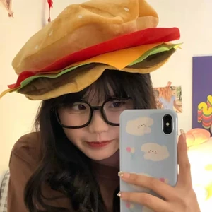 BTF Người Lớn Ngộ nghĩnh Burger Mũ Cosplay Mũ Nữ Nữ Mũ Carnival Trang Phục Hóa Trang