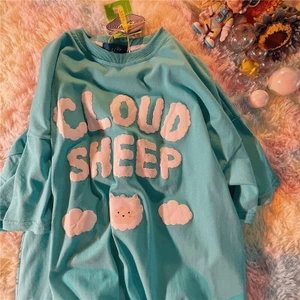 ÁO THUN COTTON CỔ TRÒN FORM RỘNG THỜI TRANG HÀN QUỐC SIÊU HOT CHO CÁC BẠN TRẺ HIYU FASHION