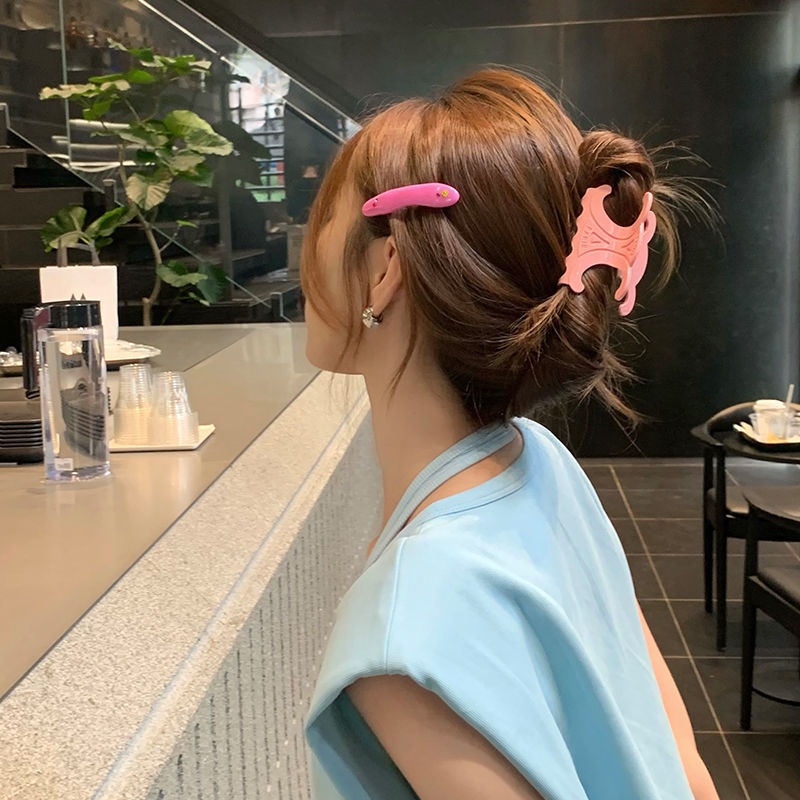 Kẹp Tóc Chữ C Đôi Đơn Giản Thanh Lịch Thời Trang Cho Bạn Gái Và Bạn Gái
