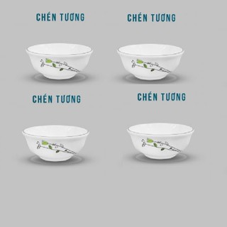 Chén Tương Hoa Rau Mầm Viền Bạc 1084 Chuan Kuo Cao Cấp