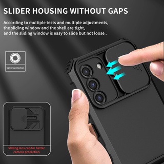 Ốp Điện Thoại Siêu Mỏng Chống Sốc Có Thanh Trượt Bảo Vệ Camera Cho Samsung Galaxy S21 FE S20 FE S21 S30 Plus Ultra