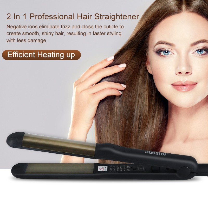 Ảnh Máy kẹp duỗi tóc UBEATOR 2 trong 1 hỗ trợ tạo kiểu kèm phụ kiện đa năng tiện lợi 2