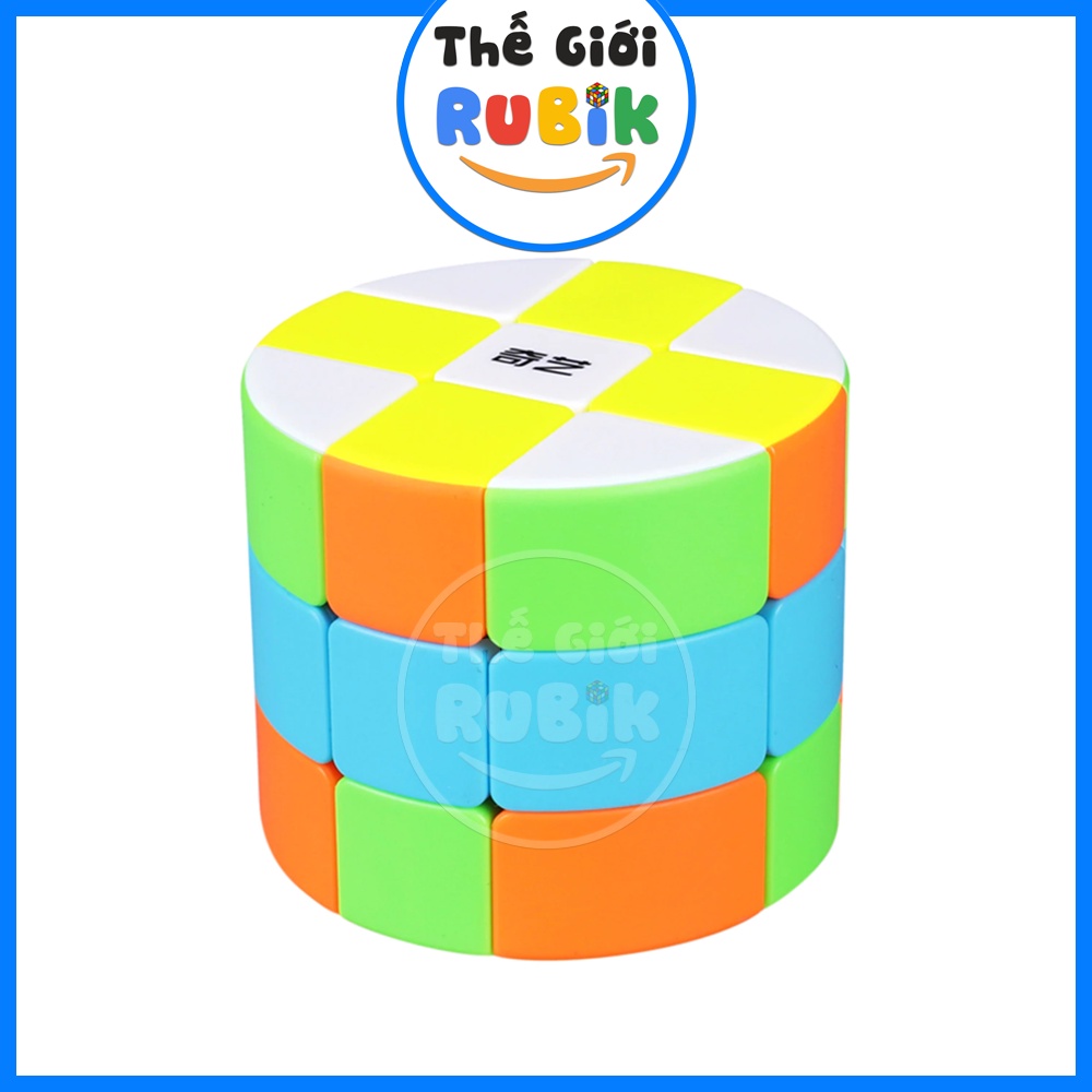[Chính Hãng] Rubik Cylinder Cube Biến Thể 3x3 QiYi Cylinder Hình Trụ ...