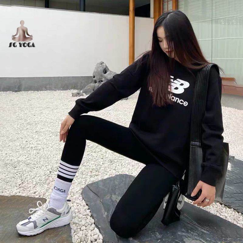 Quần Legging Yoga Nữ High-Waist, co giãn tốt, phong cách thể thao thời trang Hàn Quốc