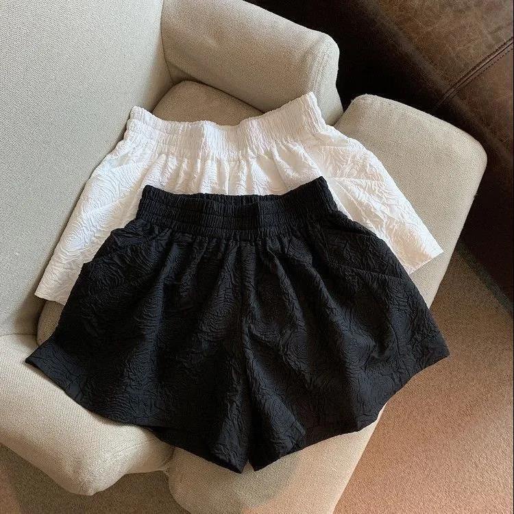 Quần short mùa hè Milyfashion dáng rộng phù hợp với phong cách mới nhăn lưng cao mỏng hơn Nhìn rộng quần thể thao thông thường